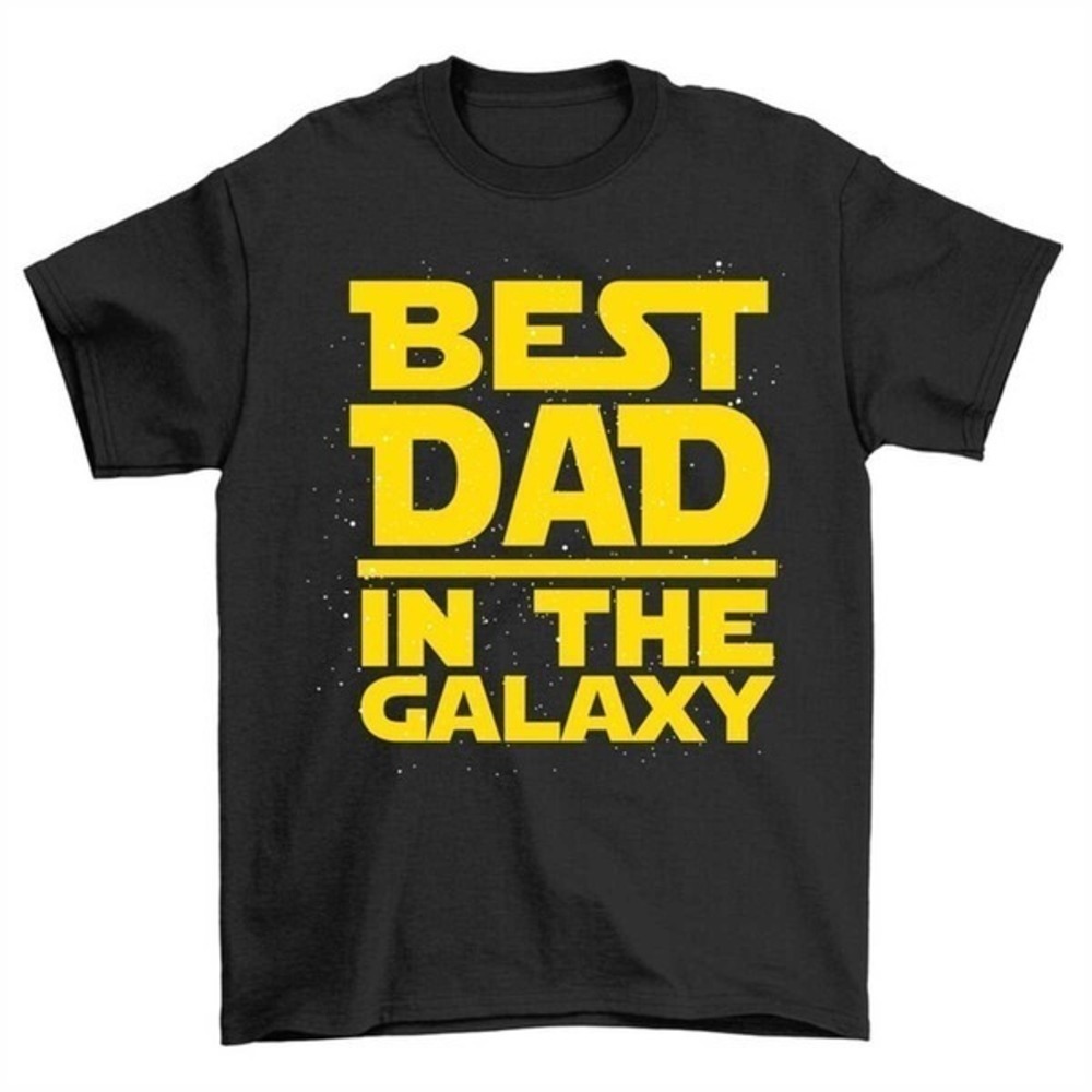 Best Dad In The Galaxy Star Wars Fathers Day Fan Graphic Gift Style Art T-Shirt